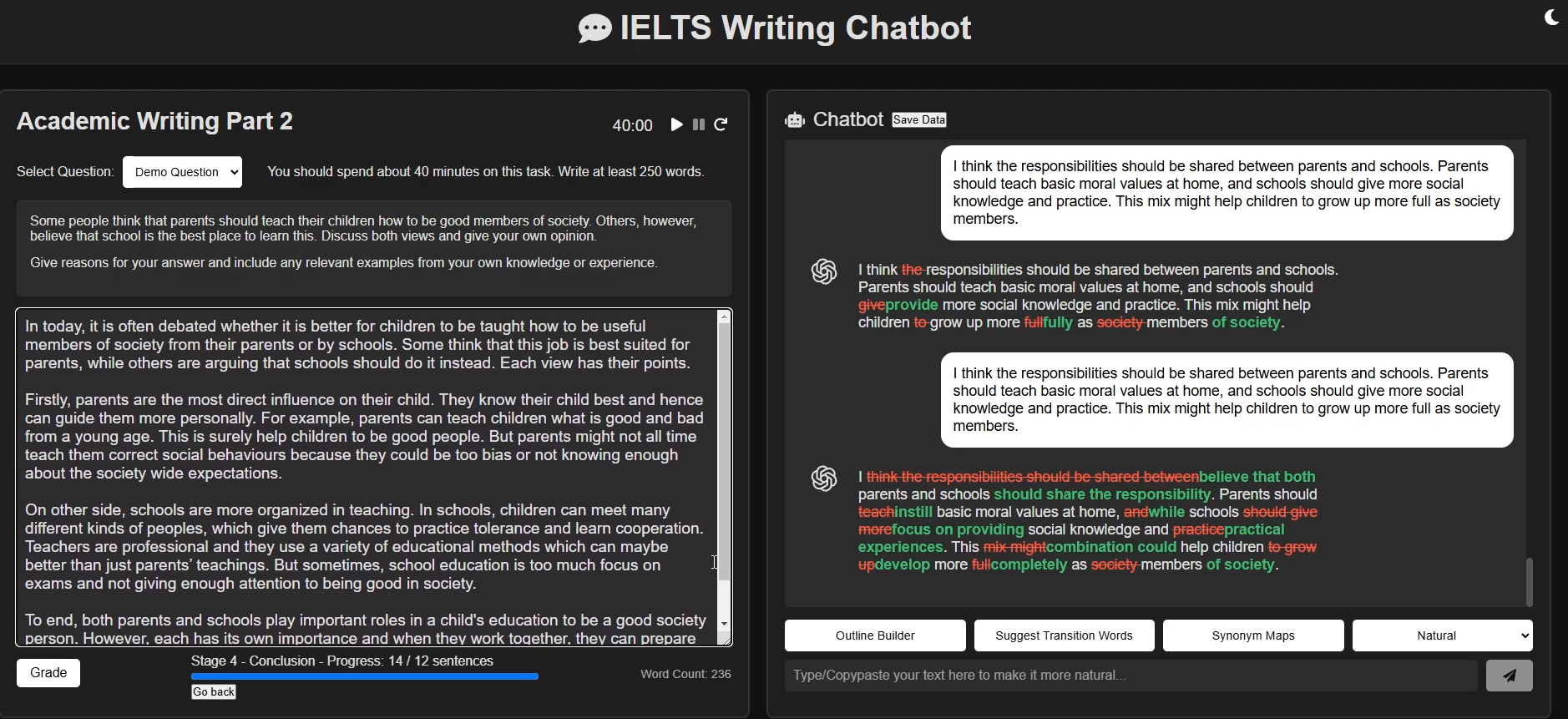 IELTS Chatbot